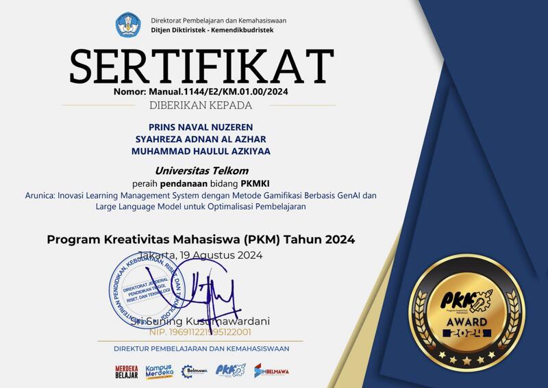 Funding Recipient of Student Creativity Program - Innovative Work (PKM-KI) 2024 - Media 1